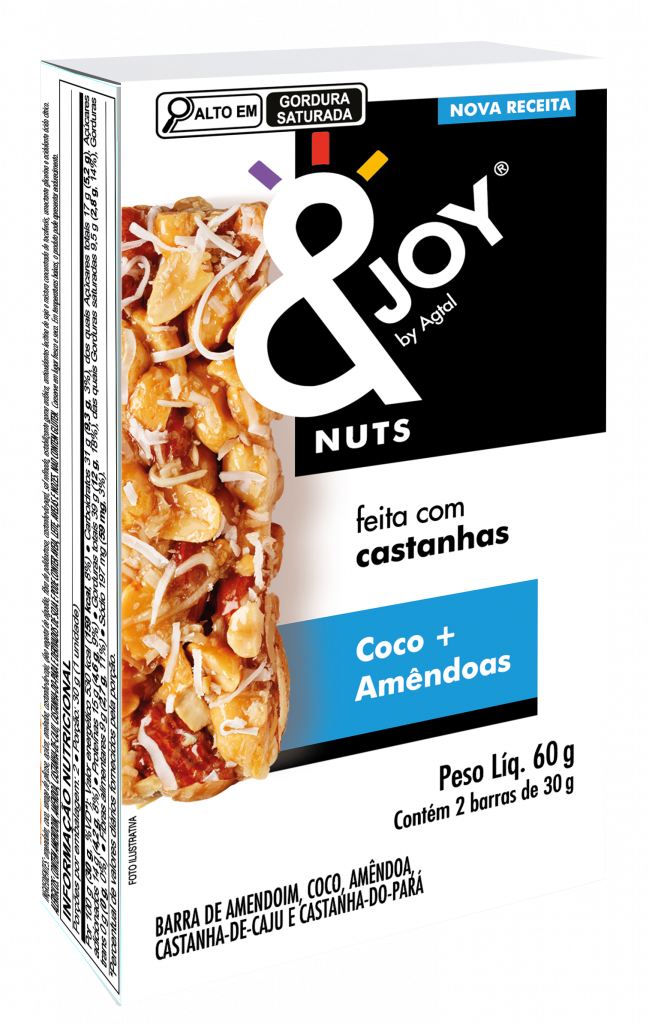 Barra de Nuts Enjoy Coco e Amendoim - 30g