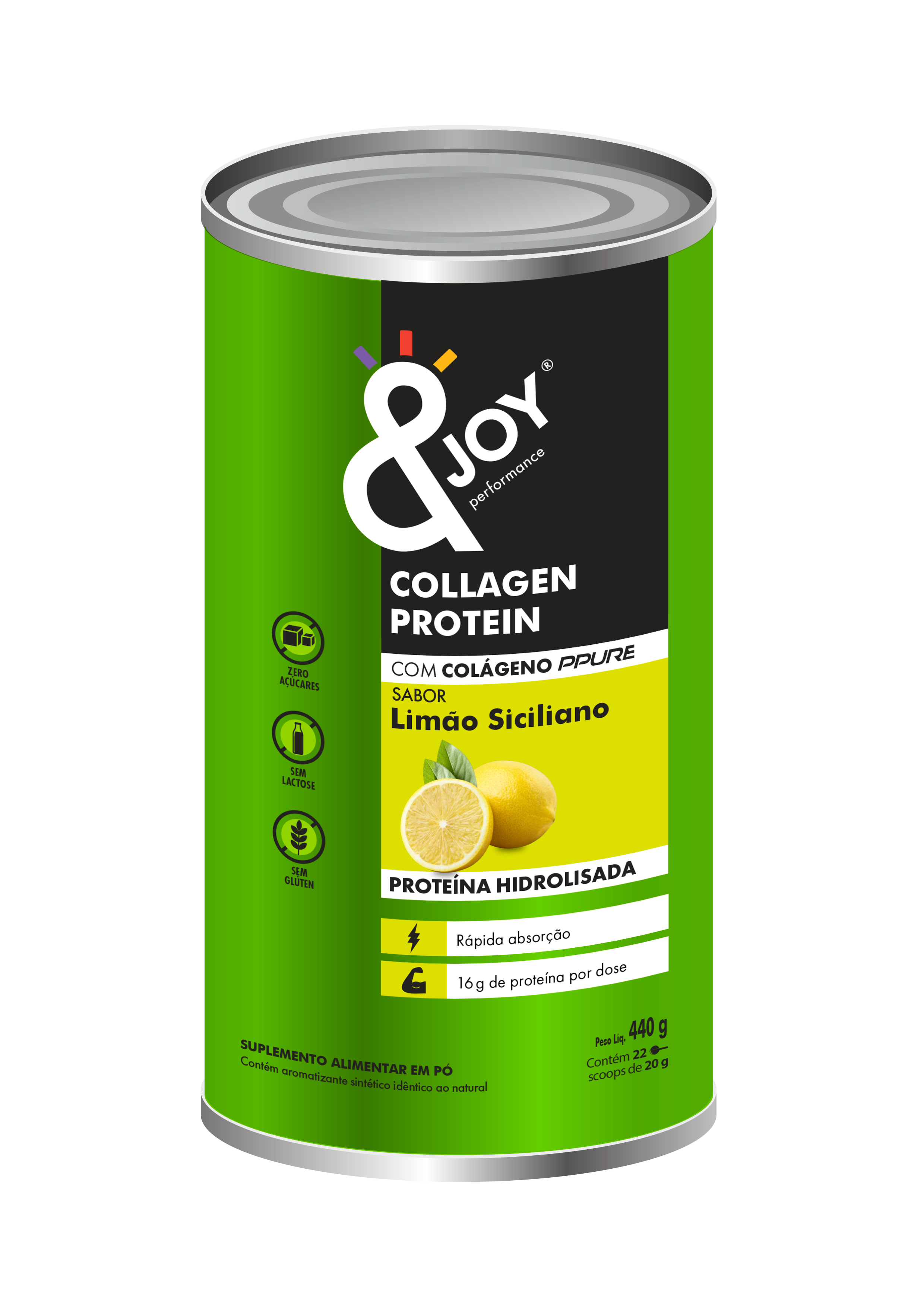 O Collagen Protein Enjoy sabor Limão Siciliano 01